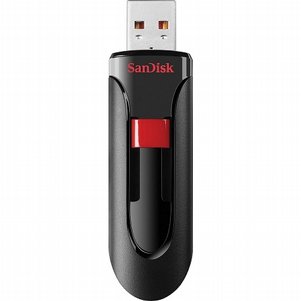 זיכרון נייד USB מדגם Cruzer Glide נפח 64GB מבית SanDisk זיכרון נייד USB מדגם Cruzer Glide נפח 64GB מבית SanDisk