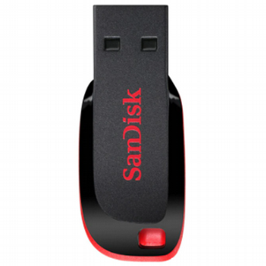 זיכרון נייד USB מדגם Cruzer Blade נפח 64GB מבית SanDisk זיכרון נייד USB מדגם Cruzer Blade נפח 64GB מבית SanDisk