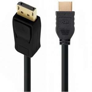 כבל מחיבור DisplayPort לחיבור HDMI מבית TOPX (אורך הכבל 3 מטר) כבל מחיבור DisplayPort לחיבור HDMI מבית TOPX (אורך הכבל 3 מטר)