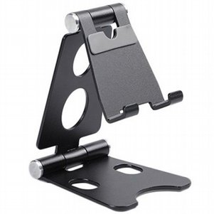 מעמד לשולחן לטלפון סלולרי מדגם Aluminum Foldable Fold Up Phone Desk Mount מבית LaTera (מתאים לגודל מסך 4"- 10") מעמד לשולחן לטלפון סלולרי מדגם Aluminum Foldable Fold Up Phone Desk Mount מבית LaTera (מתאים לגודל מסך 4"- 10")