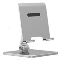 מעמד לשולחן לטלפון סלולרי מדגם Aluminum Foldable Shaped Phone Desk Mount מבית WIWU (מתאים לגודל מסך 4"- 10") מעמד לשולחן לטלפון סלולרי מדגם Aluminum Foldable Shaped Phone Desk Mount מבית WIWU (מתאים לגודל מסך 4"- 10")
