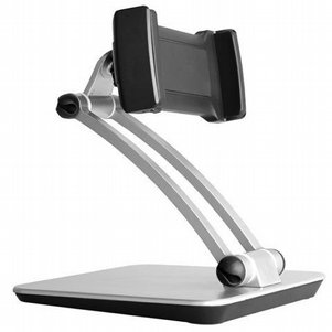 מעמד לשולחן למחשב לוח מדגם Aluminum Foldable Rack Tablet Desk Mount מבית LaTera (מתאים לגודל מסך 7"- 12.9") מעמד לשולחן למחשב לוח מדגם Aluminum Foldable Rack Tablet Desk Mount מבית LaTera (מתאים לגודל מסך 7"- 12.9")