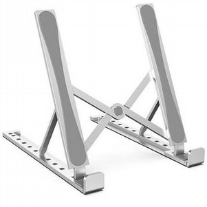 מעמד לשולחן למחשב נייד מדגם Aluminum Foldable Miaoian Laptop Desk Mount מבית LaTera (מתאים לגודל מסך 10"- 17.3") מעמד לשולחן למחשב נייד מדגם Aluminum Foldable Miaoian Laptop Desk Mount מבית LaTera (מתאים לגודל מסך 10"- 17.3")