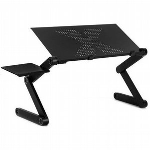 מעמד לשולחן למחשב נייד מדגם Aluminum Foldable Solid Laptop Desk Mount מבית LaTera (מתאים לגודל מסך 10"- 17.3") מעמד לשולחן למחשב נייד מדגם Aluminum Foldable Solid Laptop Desk Mount מבית LaTera (מתאים לגודל מסך 10"- 17.3")