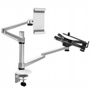 מעמד לשולחן למחשב נייד + מחשב לוח מדגם Aluminum Foldable Dissipating Laptop Desk Mount מבית LaTera (מתאים לגודל מסך 10"- 17.3") מעמד לשולחן למחשב נייד + מחשב לוח מדגם Aluminum Foldable Dissipating Laptop Desk Mount מבית LaTera (מתאים לגודל מסך 10"- 17.3")