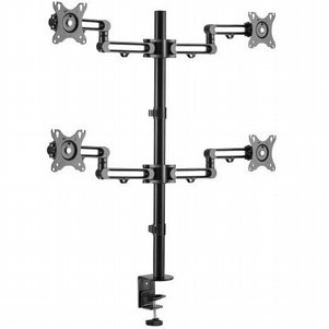 מעמד לשולחן למסך מחשב מדגם Aluminum Foldable Grain Monitor Desk Mount מבית BRATECK (מתאים לגודל מסך 10"- 32") מעמד לשולחן למסך מחשב מדגם Aluminum Foldable Grain Monitor Desk Mount מבית BRATECK (מתאים לגודל מסך 10"- 32")