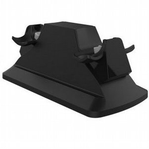 מעמד לשולחן עם טעינה לזוג שלטים משחק מדגם Dual Controller Desk Mount מבית SPARKFOX (מתאים לדגם Sony PlayStation 4) מעמד לשולחן עם טעינה לזוג שלטים משחק מדגם Dual Controller Desk Mount מבית SPARKFOX (מתאים לדגם Sony PlayStation 4)