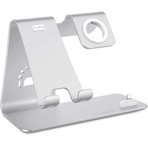 ���� ������ ������ ������ iPhone + ���� Apple Watch + ������� AirPods ���� Aluminum Dock Desk Mount ���� BESTAND (����� ��� ������)