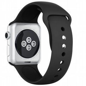 רצועת סיליקון מדגם Silicone Band מבית LaTera לשעון חכם מדגם: Apple Watch 42mm/44mm/45mm (צבע Black) רצועת סיליקון מדגם Silicone Band מבית LaTera לשעון חכם מדגם: Apple Watch 42mm/44mm/45mm (צבע Black)
