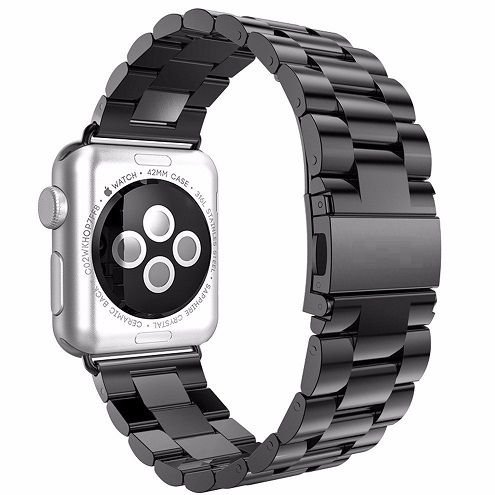 ����� ���� ���� Three Straps Steel Band ���� LaTera ����� ��� ����: Apple Watch 42mm/44mm/45mm (��� Black)