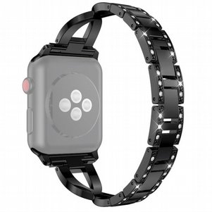 רצועת מתכת מדגם Colorful Diamond Steel Band מבית LaTera לשעון חכם מדגם: Apple Watch 38mm/40mm/41mm (צבע Black) רצועת מתכת מדגם Colorful Diamond Steel Band מבית LaTera לשעון חכם מדגם: Apple Watch 38mm/40mm/41mm (צבע Black)