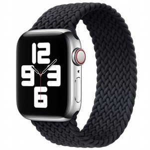 רצועת בד / ניילון מדגם Single Turn Braided Nylon Band מבית LaTera לשעון חכם מדגם: Apple Watch 42mm/44mm/45mm (צבע Black) רצועת בד / ניילון מדגם Single Turn Braided Nylon Band מבית LaTera לשעון חכם מדגם: Apple Watch 42mm/44mm/45mm (צבע Black)