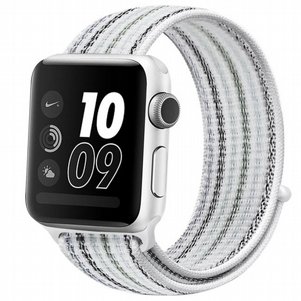 רצועת בד / ניילון מדגם Loop Nylon Band מבית LaTera לשעון חכם מדגם: Apple Watch 38mm/40mm/41mm (צבע White Pinstripe) רצועת בד / ניילון מדגם Loop Nylon Band מבית LaTera לשעון חכם מדגם: Apple Watch 38mm/40mm/41mm (צבע White Pinstripe)