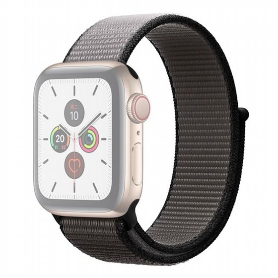 ����� �� / ������ ���� Color Matching Nylon Band ���� LaTera ����� ��� ����: Apple Watch 38mm/40mm/41mm (��� Black/Grey)