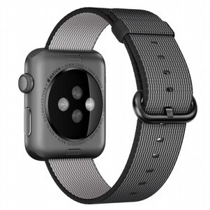 רצועת בד / ניילון מדגם Woven Nylon Band מבית LaTera לשעון חכם מדגם: Apple Watch 38mm/40mm/41mm (צבע Black) רצועת בד / ניילון מדגם Woven Nylon Band מבית LaTera לשעון חכם מדגם: Apple Watch 38mm/40mm/41mm (צבע Black)
