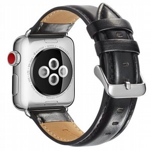 רצועת עור מדגם Crazy Horse Leather Band מבית LaTera לשעון חכם מדגם: Apple Watch 42mm/44mm/45mm (צבע Black) רצועת עור מדגם Crazy Horse Leather Band מבית LaTera לשעון חכם מדגם: Apple Watch 42mm/44mm/45mm (צבע Black)