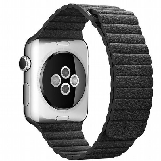����� ��� ���� Magnetic Leather Band ���� LaTera ����� ��� ����: Apple Watch 38mm/40mm/41mm (��� Black)