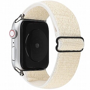 ����� �� / ������ ���� Solid Color Nylon Band ���� LaTera ����� ��� ����: Apple Watch 38mm/40mm/41mm (��� White)