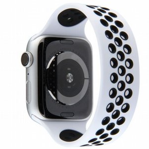 רצועת סיליקון מדגם Elastic Sport Silicone Band מבית LaTera לשעון חכם מדגם: Apple Watch 42mm/44mm/45mm (צבע White/Black) רצועת סיליקון מדגם Elastic Sport Silicone Band מבית LaTera לשעון חכם מדגם: Apple Watch 42mm/44mm/45mm (צבע White/Black)