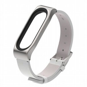 רצועת עור מדגם Wrist Straps Leather Band מבית LaTera לשעון חכם מדגם: Xiaomi Mi Band 5 / 6 (צבע White) רצועת עור מדגם Wrist Straps Leather Band מבית LaTera לשעון חכם מדגם: Xiaomi Mi Band 5 / 6 (צבע White)
