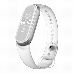 ����� ������� ���� Translucent Silicone Band ���� LaTera ����� ��� ����: Xiaomi Mi Band 5 / 6 (��� White)