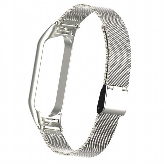 ����� ���� ���� Mesh Solid Steel Band ���� LaTera ����� ��� ����: Xiaomi Mi Band 5 / 6 (��� Silver)