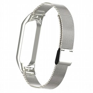 רצועת מתכת מדגם Mesh Solid Steel Band מבית LaTera לשעון חכם מדגם: Xiaomi Mi Band 5 / 6 (צבע Silver) רצועת מתכת מדגם Mesh Solid Steel Band מבית LaTera לשעון חכם מדגם: Xiaomi Mi Band 5 / 6 (צבע Silver)