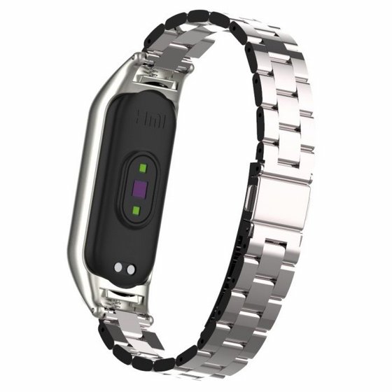 ����� ���� ���� Double Spring Steel Band ���� LaTera ����� ��� ����: Xiaomi Mi Band 3 / 4 (��� Silver)