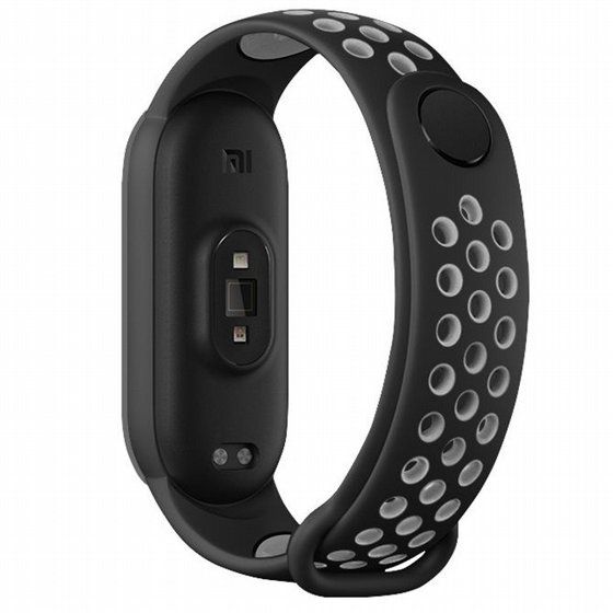 ����� ������� ���� Sports Breathable Silicone Band ���� LaTera ����� ��� ����: Xiaomi Mi Band v (��� Black/White)