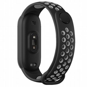 רצועת סיליקון מדגם Sports Breathable Silicone Band מבית LaTera לשעון חכם מדגם: Xiaomi Mi Band v (צבע Black/White) רצועת סיליקון מדגם Sports Breathable Silicone Band מבית LaTera לשעון חכם מדגם: Xiaomi Mi Band v (צבע Black/White)