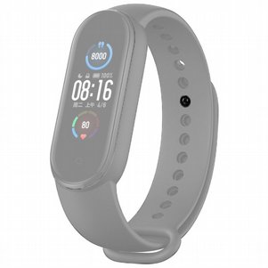 רצועת סיליקון מדגם Solid Color Silicone Band מבית LaTera לשעון חכם מדגם: Xiaomi Mi Band 5 / 6 (צבע Gray) רצועת סיליקון מדגם Solid Color Silicone Band מבית LaTera לשעון חכם מדגם: Xiaomi Mi Band 5 / 6 (צבע Gray)