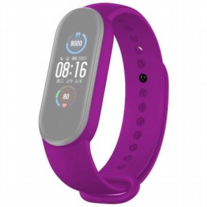 רצועת סיליקון מדגם Solid Color Silicone Band מבית LaTera לשעון חכם מדגם: Xiaomi Mi Band 5 / 6 (צבע Violet) רצועת סיליקון מדגם Solid Color Silicone Band מבית LaTera לשעון חכם מדגם: Xiaomi Mi Band 5 / 6 (צבע Violet)