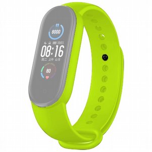 רצועת סיליקון מדגם Solid Color Silicone Band מבית LaTera לשעון חכם מדגם: Xiaomi Mi Band 5 / 6 (צבע Green) רצועת סיליקון מדגם Solid Color Silicone Band מבית LaTera לשעון חכם מדגם: Xiaomi Mi Band 5 / 6 (צבע Green)