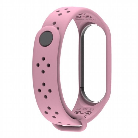 ����� ������� ���� Mijobs Silicone Band ���� LaTera ����� ��� ����: Xiaomi Mi Band 3 / 4 (��� Pink)