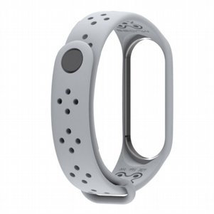 רצועת סיליקון מדגם Mijobs Silicone Band מבית LaTera לשעון חכם מדגם: Xiaomi Mi Band 3 / 4 (צבע Gray) רצועת סיליקון מדגם Mijobs Silicone Band מבית LaTera לשעון חכם מדגם: Xiaomi Mi Band 3 / 4 (צבע Gray)