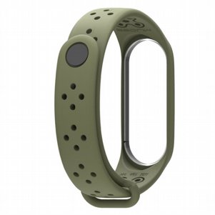 רצועת סיליקון מדגם Mijobs Silicone Band מבית LaTera לשעון חכם מדגם: Xiaomi Mi Band 3 / 4 (צבע ArmyGreen) רצועת סיליקון מדגם Mijobs Silicone Band מבית LaTera לשעון חכם מדגם: Xiaomi Mi Band 3 / 4 (צבע ArmyGreen)