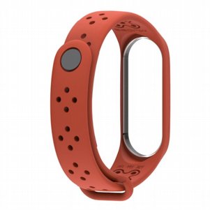 רצועת סיליקון מדגם Mijobs Silicone Band מבית LaTera לשעון חכם מדגם: Xiaomi Mi Band 3 / 4 (צבע Red) רצועת סיליקון מדגם Mijobs Silicone Band מבית LaTera לשעון חכם מדגם: Xiaomi Mi Band 3 / 4 (צבע Red)