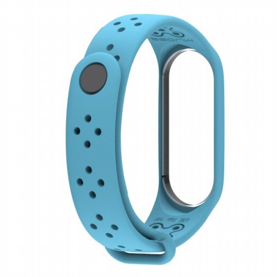 ����� ������� ���� Mijobs Silicone Band ���� LaTera ����� ��� ����: Xiaomi Mi Band 3 / 4 (��� Blue)
