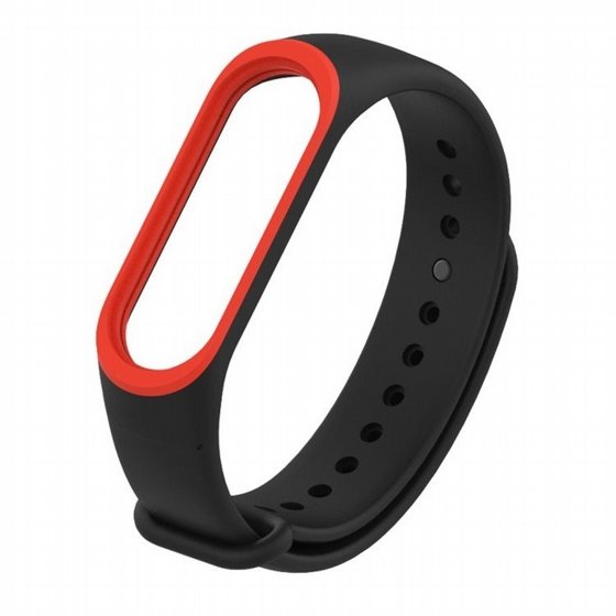 ����� ������� ���� Colorful Silicone Band ���� LaTera ����� ��� ����: Xiaomi Mi Band 3 / 4 (��� Black/Red)