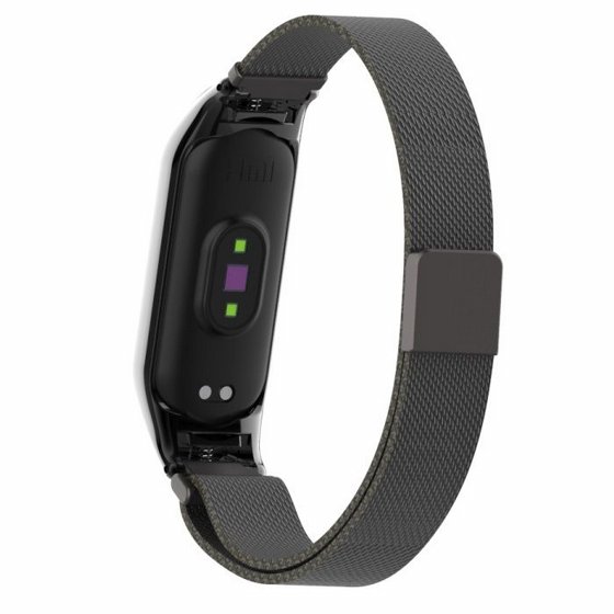����� ���� ���� Milano Magnetic Steel Band ���� LaTera ����� ��� ����: Xiaomi Mi Band 5 / 6 (��� Black )
