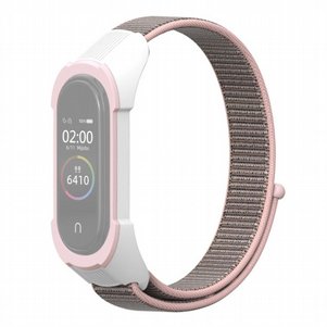רצועת בד / ניילון מדגם Replacement Strap Nylon Band מבית LaTera לשעון חכם מדגם: Xiaomi Mi Band 5 / 6 (צבע Pink/White Pink) רצועת בד / ניילון מדגם Replacement Strap Nylon Band מבית LaTera לשעון חכם מדגם: Xiaomi Mi Band 5 / 6 (צבע Pink/White Pink)
