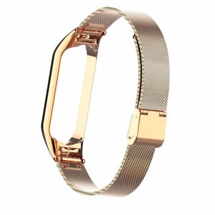 רצועת מתכת מדגם Mesh Solid Steel Band מבית LaTera לשעון חכם מדגם: Xiaomi Mi Band 3 / 4 (צבע Rose Gold) רצועת מתכת מדגם Mesh Solid Steel Band מבית LaTera לשעון חכם מדגם: Xiaomi Mi Band 3 / 4 (צבע Rose Gold)