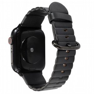 רצועת עור מדגם Loop Stripes Leather Band מבית LaTera לשעון חכם מדגם: Apple Watch 42mm/44mm/45mm (צבע Black) רצועת עור מדגם Loop Stripes Leather Band מבית LaTera לשעון חכם מדגם: Apple Watch 42mm/44mm/45mm (צבע Black)