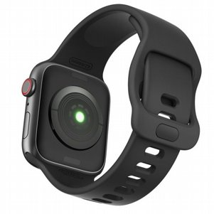 רצועת סיליקון מדגם Wrist Strap Silicone Band מבית LaTera לשעון חכם מדגם: Apple Watch 38mm/40mm/41mm (צבע Black) רצועת סיליקון מדגם Wrist Strap Silicone Band מבית LaTera לשעון חכם מדגם: Apple Watch 38mm/40mm/41mm (צבע Black)