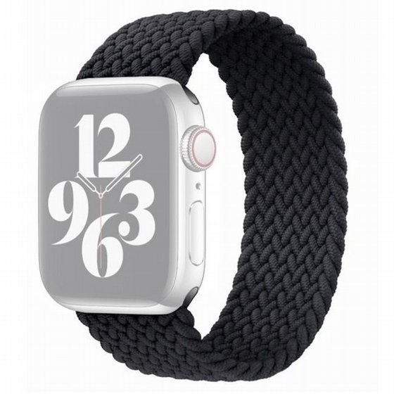 ����� �� / ������ ���� Single Turn Woven Nylon Band ���� LaTera ����� ��� ����: Apple Watch 38mm/40mm/41mm (��� Black)