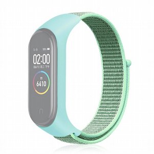 רצועת בד / ניילון מדגם Woven Strap Nylon Band מבית LaTera לשעון חכם מדגם: Xiaomi Mi Band 3 / 4 (צבע Mint Green) רצועת בד / ניילון מדגם Woven Strap Nylon Band מבית LaTera לשעון חכם מדגם: Xiaomi Mi Band 3 / 4 (צבע Mint Green)