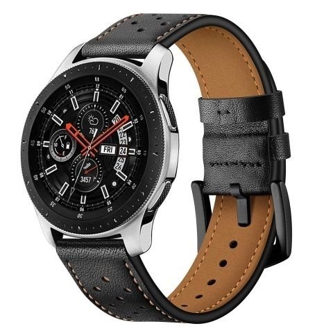 ����� ��� ����   Eyelet Sport Leather Band ���� LaTera ����� ��� ����: Samsung Galaxy Watch  42mm (��� Black)