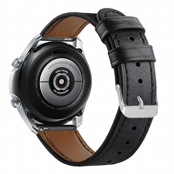 ����� ��� ���� Replacement Leather Band ���� LaTera ����� ��� ����: Samsung Galaxy Watch  42mm (��� Black)