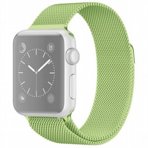 רצועת מתכת מדגם Milanese Loop Magnetic Steel Band מבית LaTera לשעון חכם מדגם: Apple Watch 38mm/40mm/41mm (צבע Mint Green Lite) רצועת מתכת מדגם Milanese Loop Magnetic Steel Band מבית LaTera לשעון חכם מדגם: Apple Watch 38mm/40mm/41mm (צבע Mint Green Lite)
