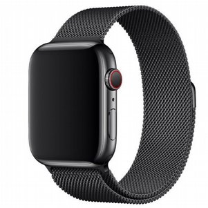 רצועת מתכת מדגם Milanese Loop Magnetic Steel Band מבית LaTera לשעון חכם מדגם: Apple Watch 42mm/44mm/45mm (צבע Black) רצועת מתכת מדגם Milanese Loop Magnetic Steel Band מבית LaTera לשעון חכם מדגם: Apple Watch 42mm/44mm/45mm (צבע Black)